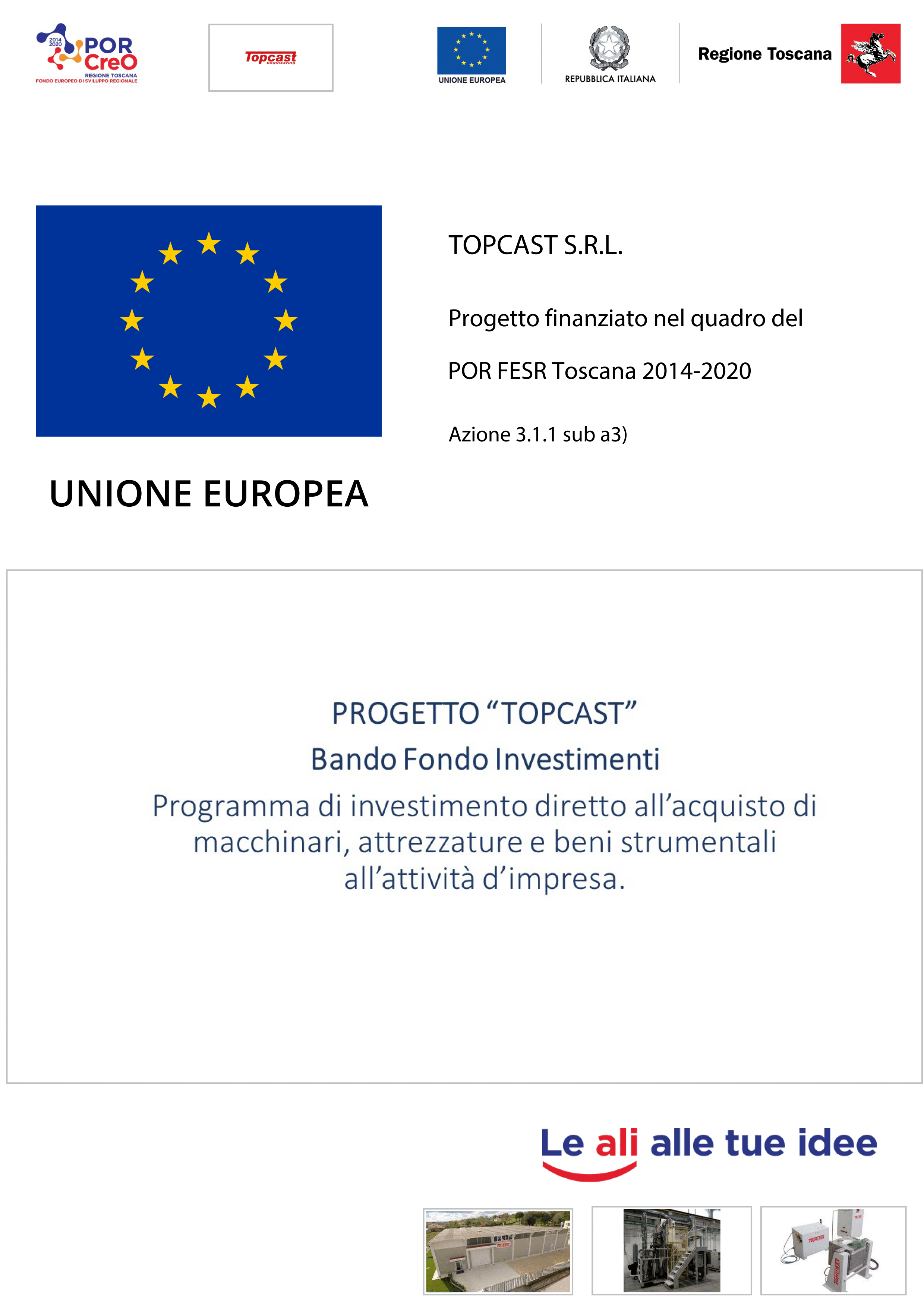 Investment Fund tender Topcast